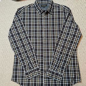 Banana Republic Men's Plaid Button-Down Shirt Size L Multicolor